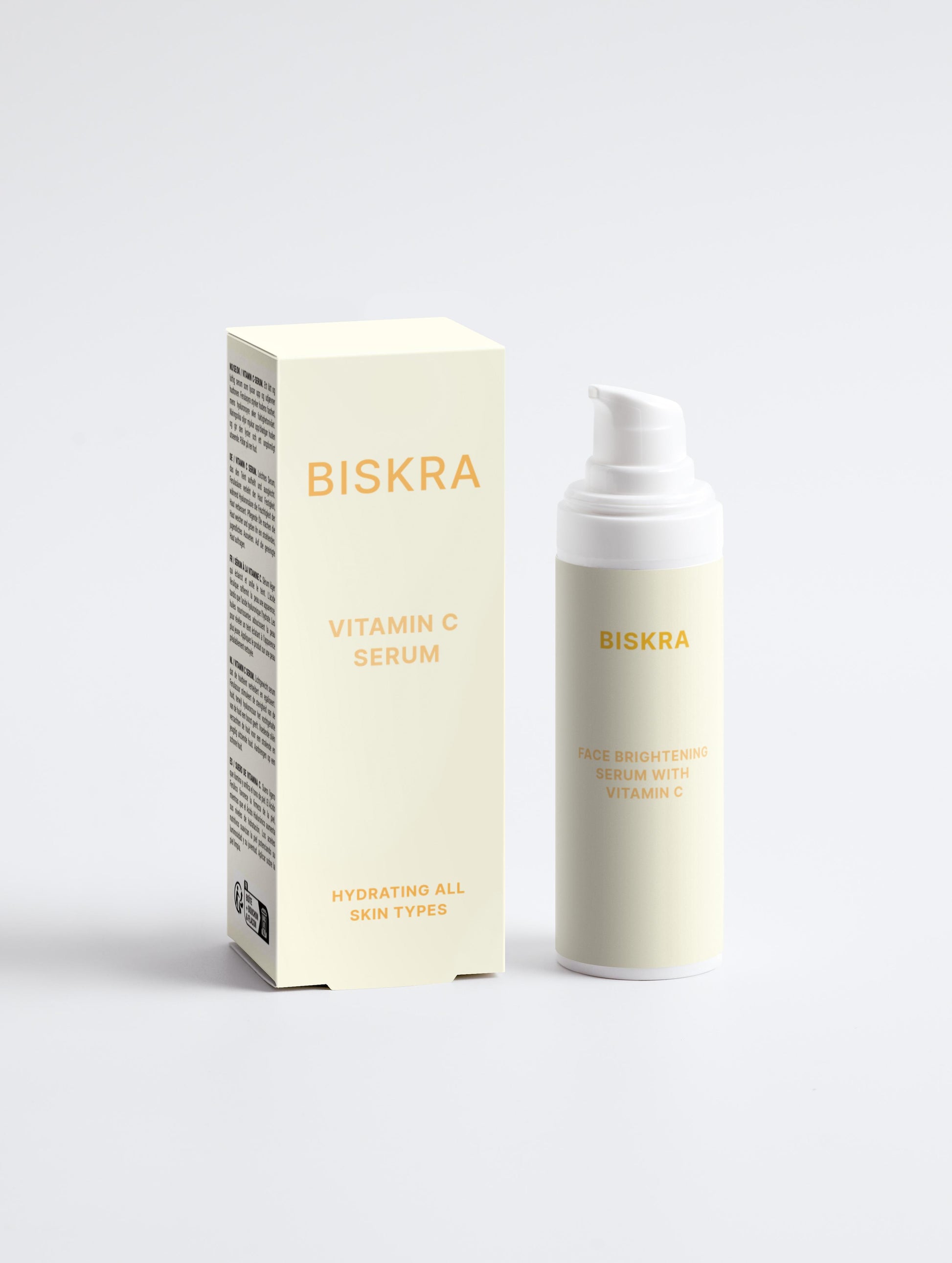 "Close-up of brightening serum texture with light-reflecting glow."