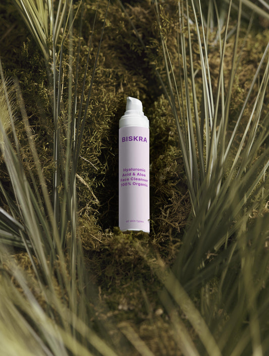 A close-up shot of the Hydra Active Complex Face Gel bottle showcasing its sleek, modern design and label.
