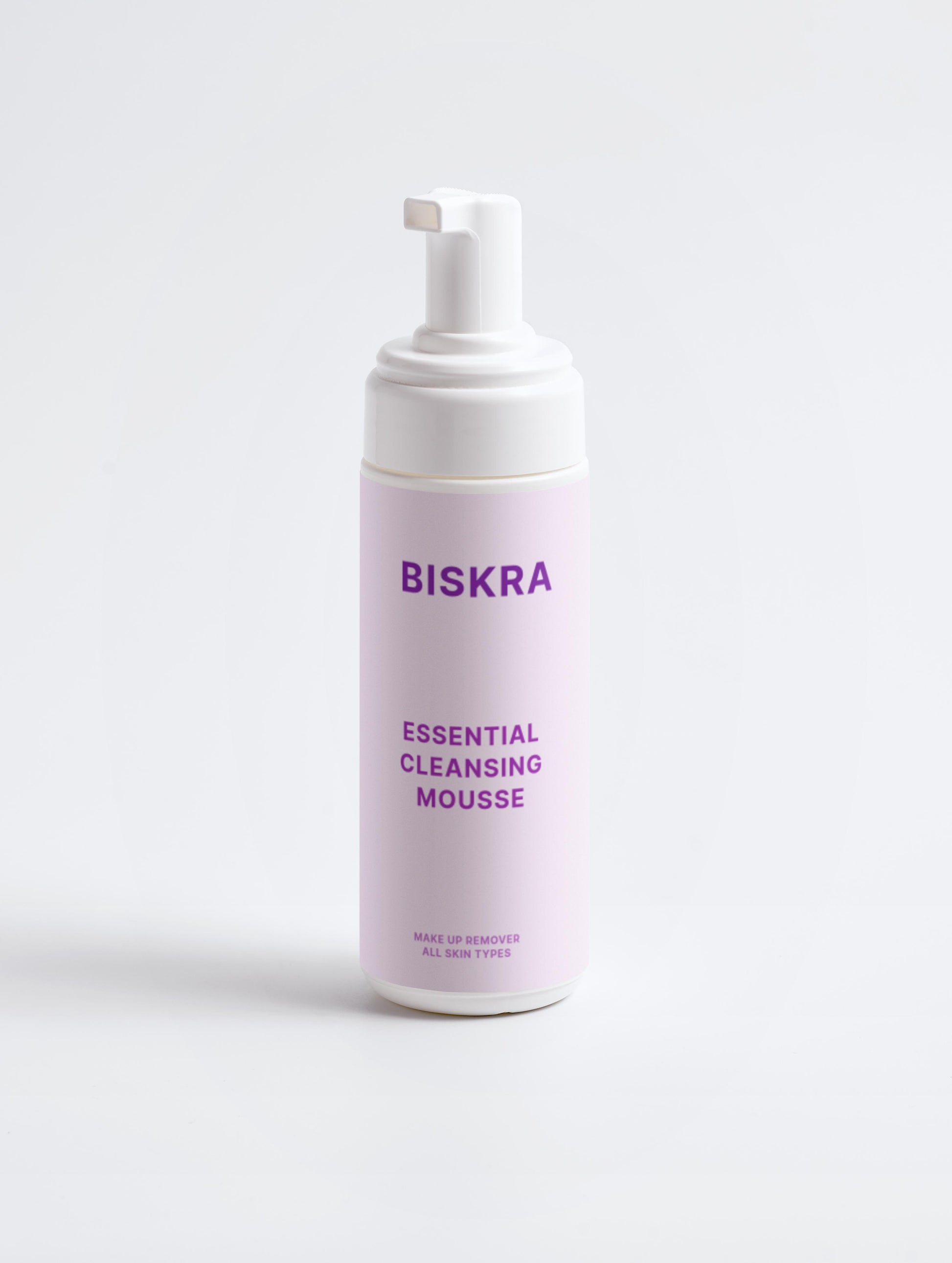 "Hydra Mousse Face Cleanser bottle with foaming pump on a clean background."