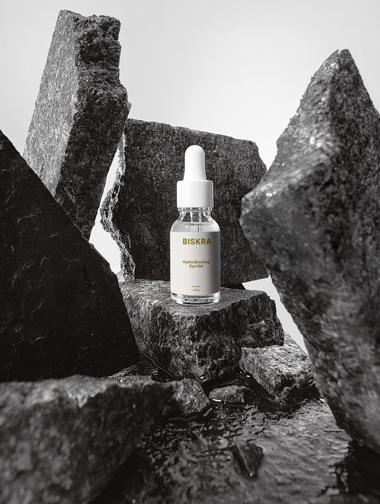 "Luxury eye gel designed to smooth fine lines and reduce puffiness"
