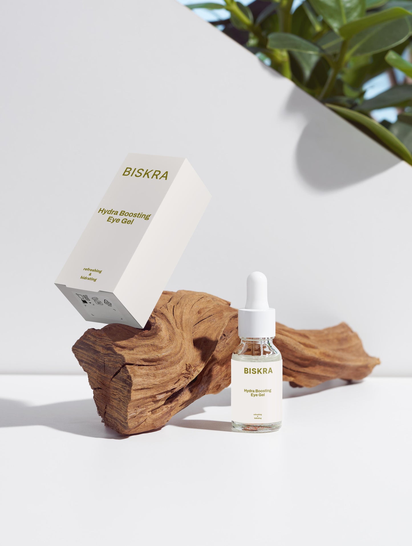 "Premium under-eye gel for hydrated, youthful skin – Biskra Beauty skincare"