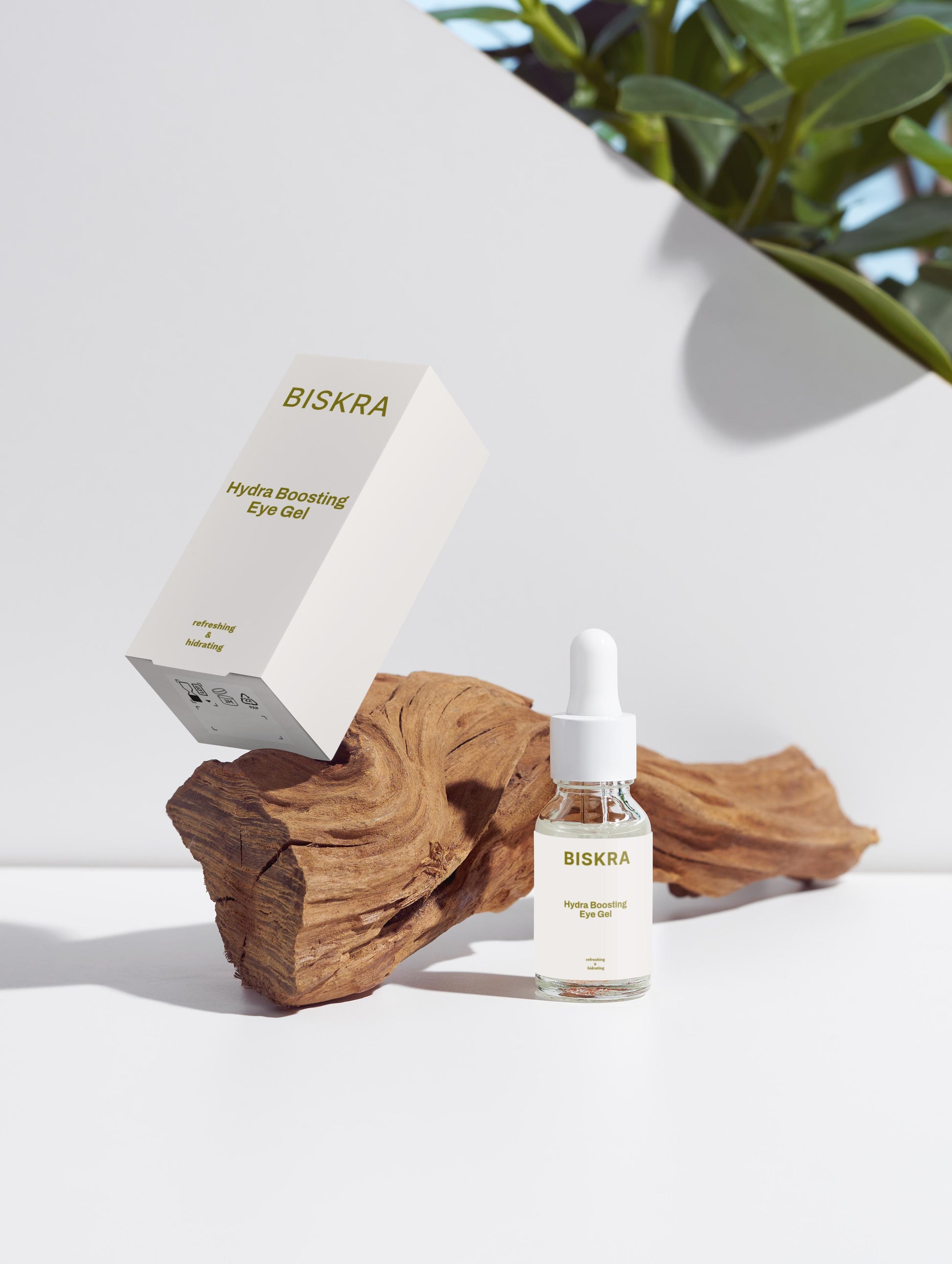"Premium under-eye gel for hydrated, youthful skin – Biskra Beauty skincare"