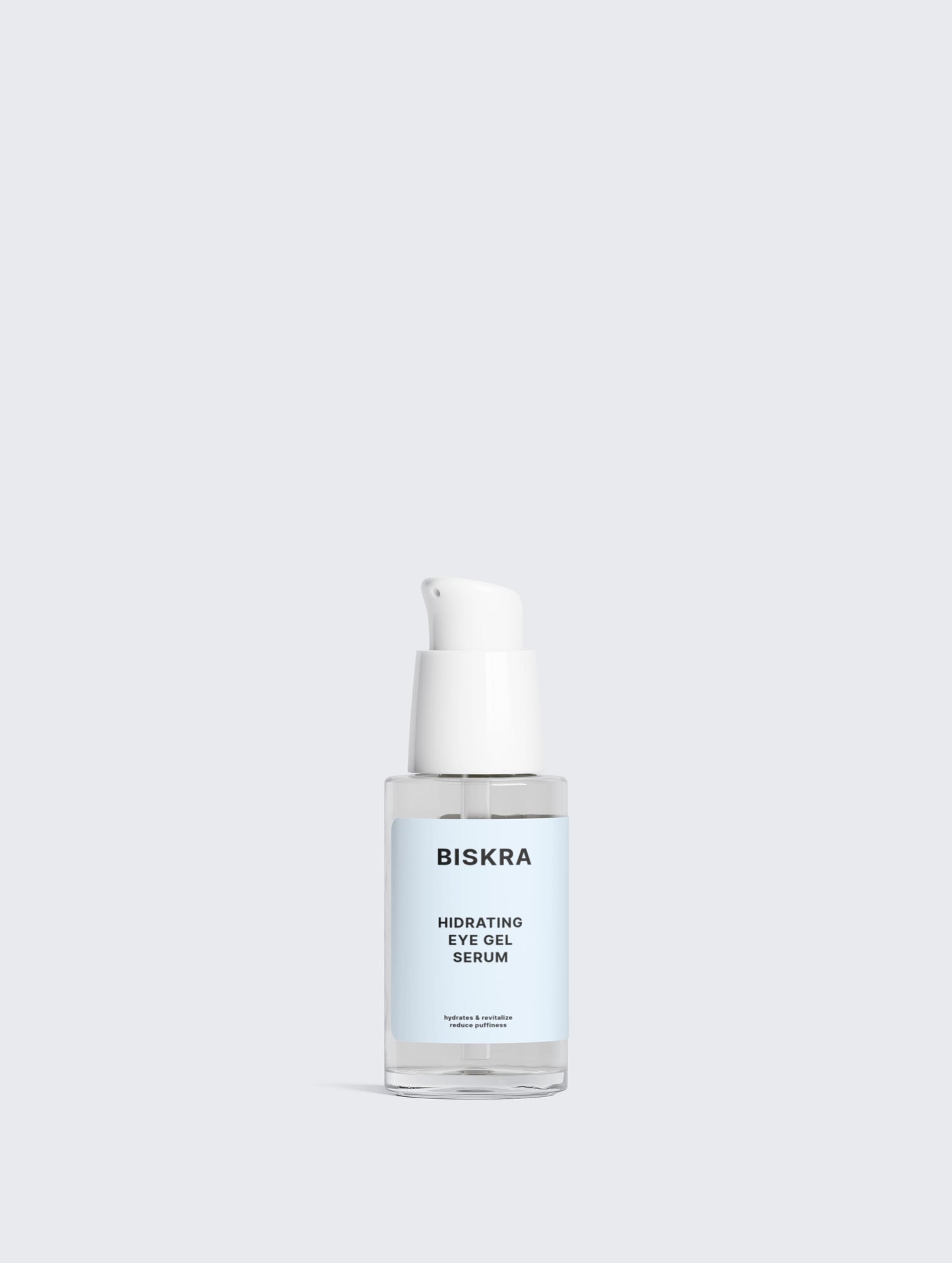 Product shot of Hydra Eye Revitalize Gel Serum with a fresh, minty fragrance.