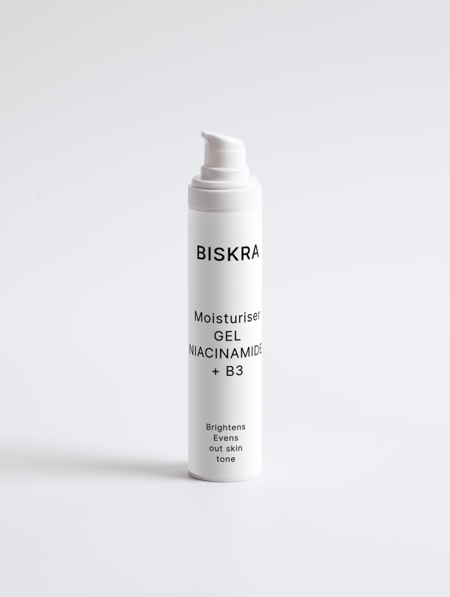 Refreshing gel-based moisturiser enriched with Niacinamide and B3 to reduce pores and nourish skin.