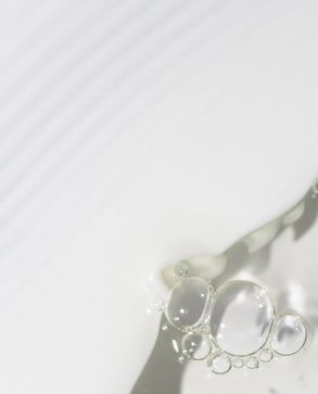 Swatch of cream showing silky, lightweight texture