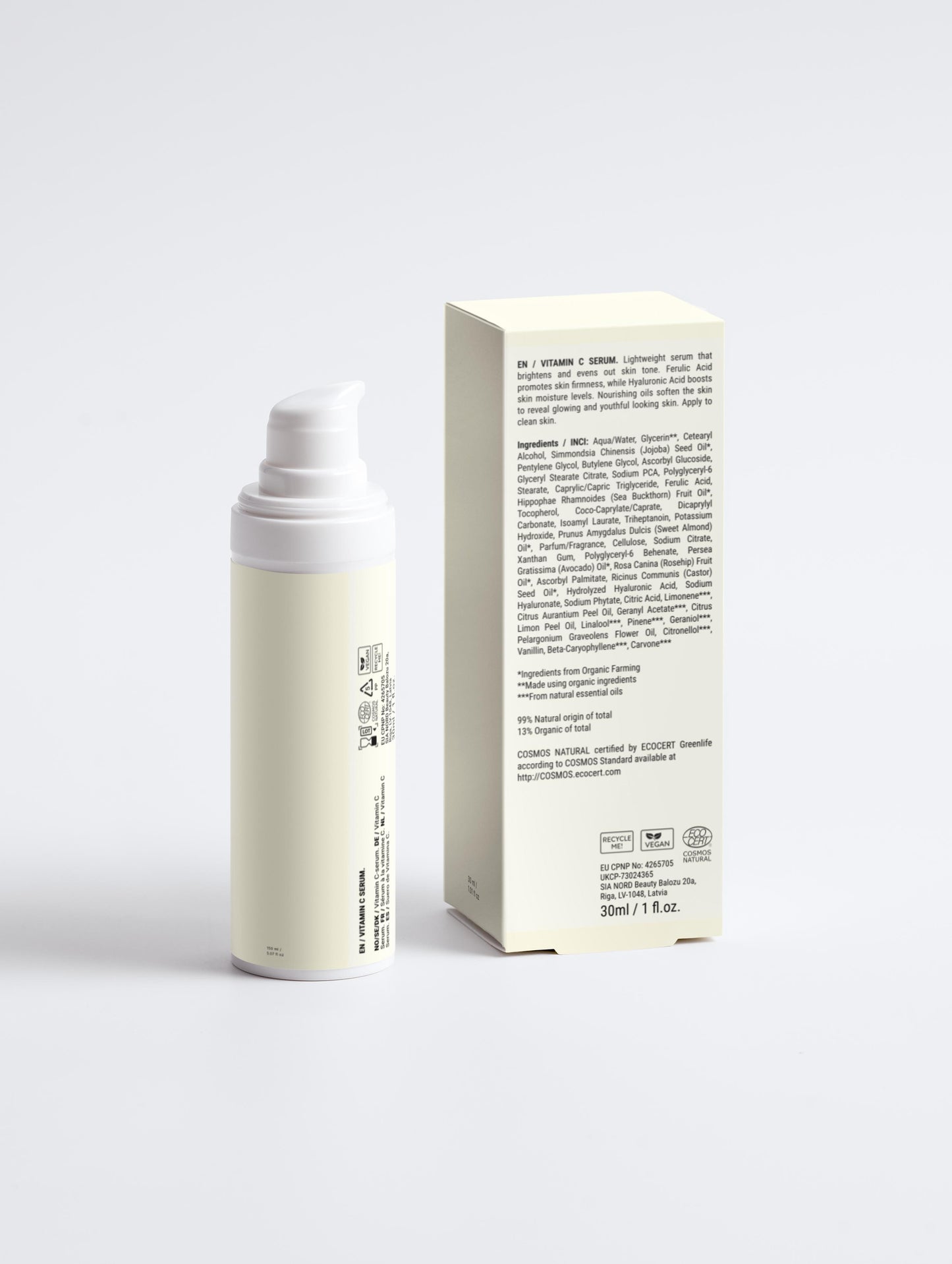 Face Brightening Serum with Vitamin C