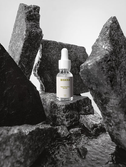 "Luxury eye gel designed to smooth fine lines and reduce puffiness"