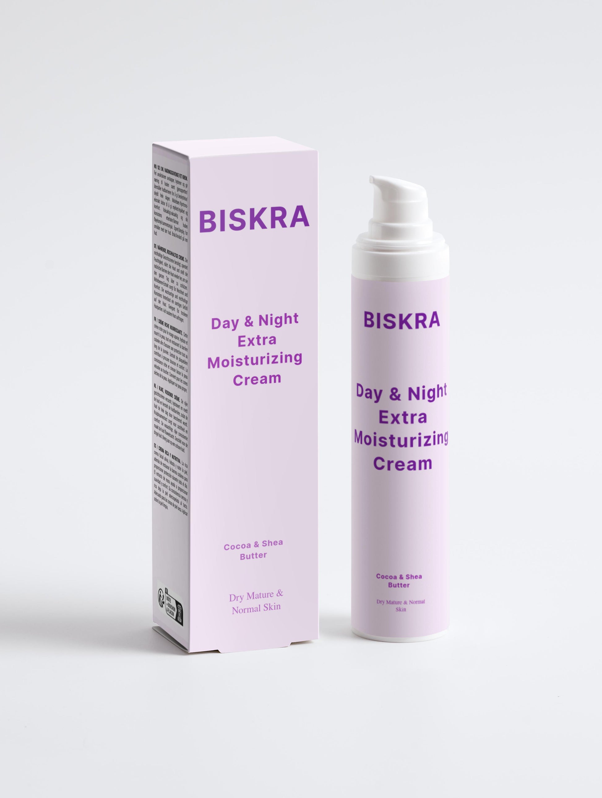 Applying night cream to face as part of bedtime skincare routine